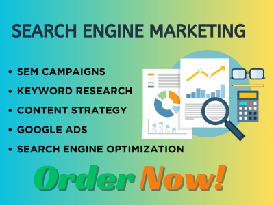 Search Engine Marketing, SEM Campaign, PPC, Social Media Marketing