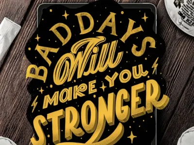 An amazing lettering art from the scratch!