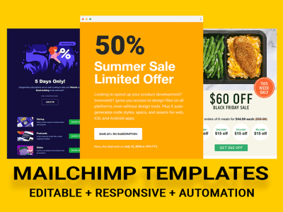 MailChimp Email Template | Newsletter Template Design & Development