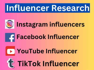 Influencer Research, Instagram Influencer, Influencer Outreach, Influencer