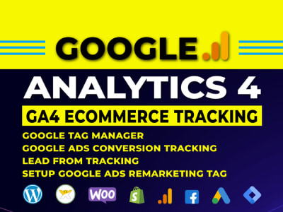 GA-4 Expert | GA, GTM Event Tracking | E-Commerce Tracking and more