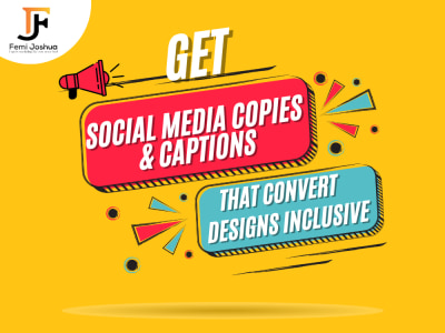 Catchy social media copies for ads, banners and captions