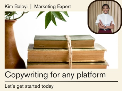 Email copy that is professional, creative and compelling.