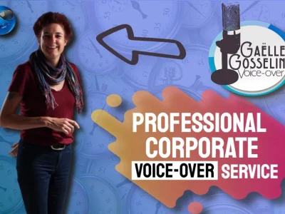 A professional voice over for your video or presentation