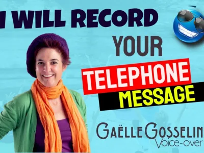 Your telephone message recorded in English or French