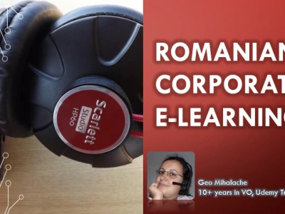 A great Romanian e-learning voiceover