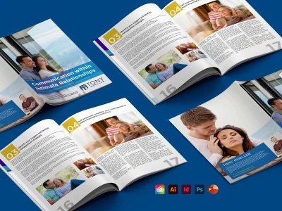 Modern catalog, brochure, booklet for your business!