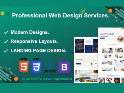 A responsive landing page with expertise in HTML and CSS | Upwork