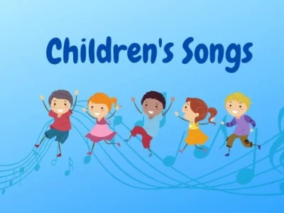 A kids nursery song record in Russian or Ukrainian