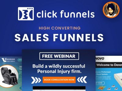 Clickfunnels Design | Clickfunnels Landing Page | Clickfunnel Builder