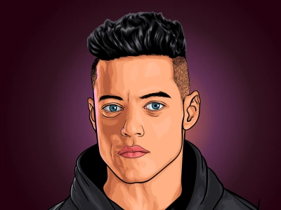 An Eye-Catching Vector/Digital Art Portrait for your photo.