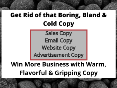 Crisp Sales Copy for Sales Pages, Sales Funnels, and Emails