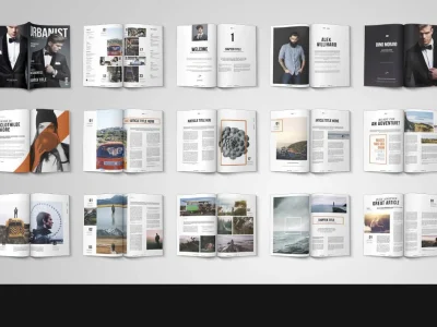 A professional looking Brochure,ebook,catalogue,Lookbook PDF upto 12 pages
