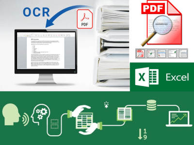 Clean data in Excel from pdf or scanned pages