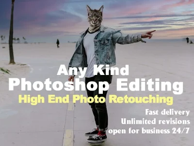Any kind of Photoshop editing work