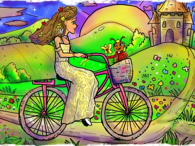 Awesome children`s book illustration