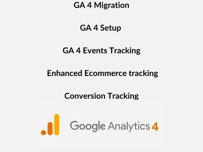 GA 4 Migration| GA 4| GDPR Cookie Banner|  Consent Mode V2 Specialist |GA 4