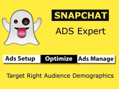 Snapchat ads campaigns setup and optimization for your business