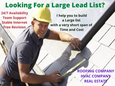 A Lead List of HVAC/Roofing Companies in your Location