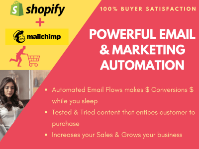 A MailChimp Account with 3 Email Journeys