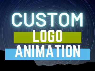 A custom and unique logo animation/motion graphics