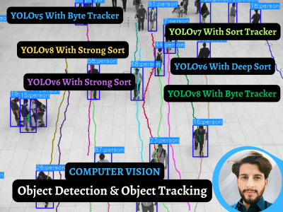 Computer vision projects with object detection/ object tracking / YOLO ...
