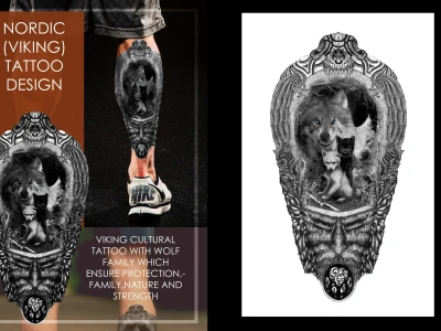 An unique tattoo design