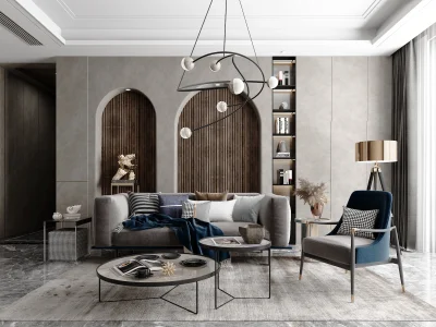 An amazing Full Apartment Design & 3D Renders
