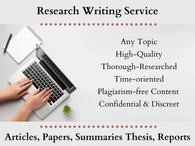 You will get thoroughly researched and high-quality research articles/papers/thesis.