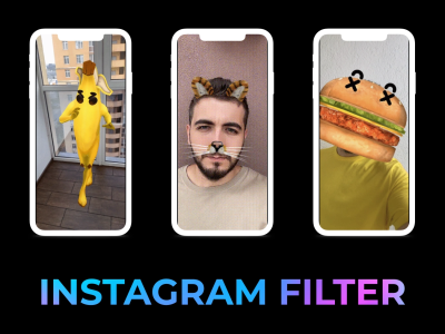 I will develop an Instagram filter for you in Spark AR Studio