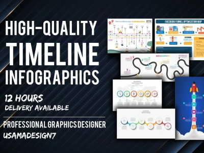 An eye-catching timeline infographics for your content