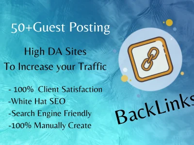 Dofollow backlink from white hat outreach guest post with high DA & PA