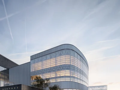 A photorealistic exterior render, which perfectly highlight your design