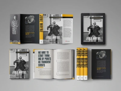 A professional eBook, print book or magazine layout.