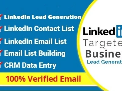 A targeted email list using linkedin sales navigator