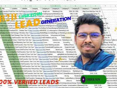 LinkedIn email finding using sales navigator, targeted b2b lead generation