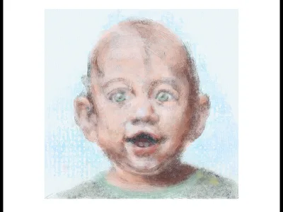 A beautiful Printable Digital Portrait Painting