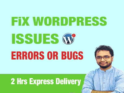 A quick fix of WordPress website bugs, issues or errors in 2 hours | Upwork