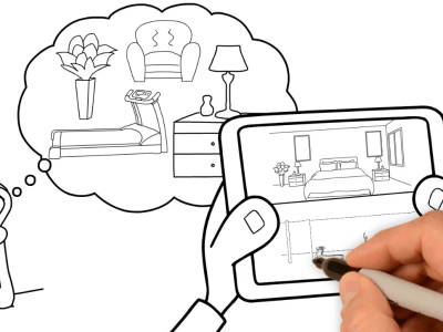 Professional whiteboard animated video with voice over