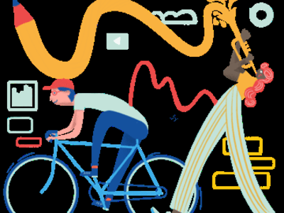A flat and isometric illustration for apps and web