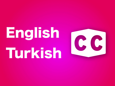 Synchronized Turkish subtitles by native translators