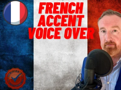 A brilliant French accent in English voice over in 24 hours!