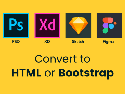 Your Design(Figma, Xd, Psd,...) to Responsive Html