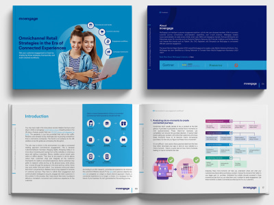 A professional document layout, PDF document, Report Design, Annual report