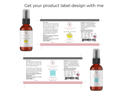 An Product label or Package design
