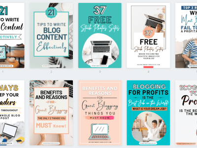 An amazing high converting custom Pinterest pins designed for your business