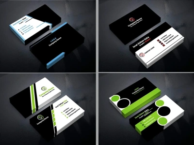 Business card, editable letterhead and full stationery items