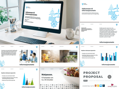 A custom PowerPoint Template