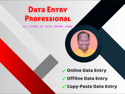 All types of data entry services