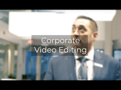 A professionally edited corporate video